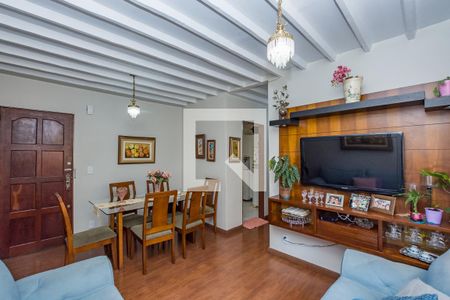 Sala de apartamento à venda com 3 quartos, 80m² em Havaí, Belo Horizonte