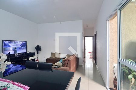 Sala de apartamento à venda com 3 quartos, 80m² em Vila Camilopolis, Santo André