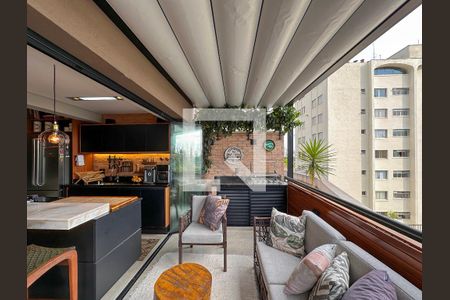 Varanda  de apartamento para alugar com 1 quarto, 66m² em Campo Belo, São Paulo