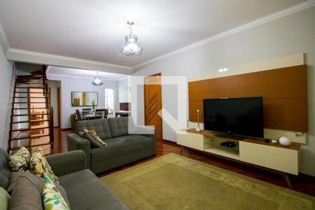 Sala de casa à venda com 4 quartos, 202m² em Vila Assunção, Santo André