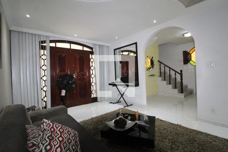 Sala de casa de condomínio à venda com 3 quartos, 340m² em Anil, Rio de Janeiro