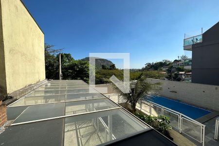 Vista da varanda de casa de condomínio à venda com 4 quartos, 400m² em Anil, Rio de Janeiro