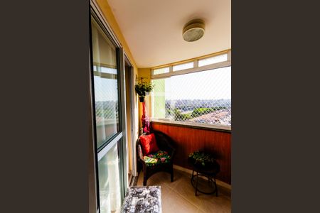 Varanda da Sala de apartamento à venda com 3 quartos, 71m² em Parque Jaçatuba, Santo André