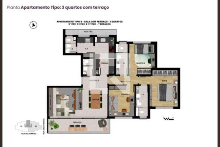 Apartamento à venda com 3 quartos, 101m² em Sion, Belo Horizonte