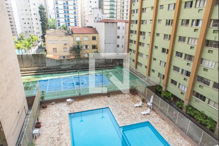 Vista da sala de apartamento para alugar com 1 quarto, 35m² em Vila Mariana, São Paulo
