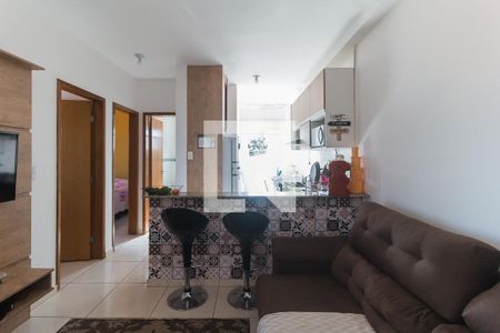 Sala de apartamento para alugar com 2 quartos, 43m² em Vila Brasileira, Mogi das Cruzes