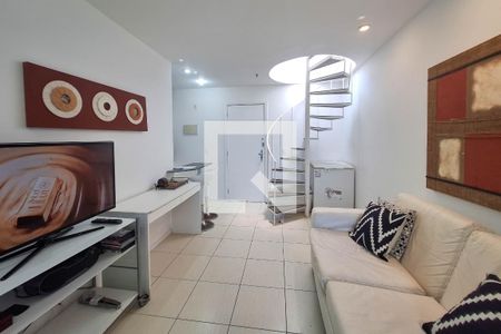 Sala/Cozinha de apartamento para alugar com 1 quarto, 78m² em Camboinhas, Niterói