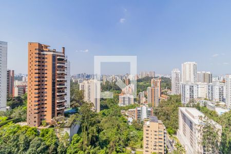 Vista da Varanda da Sala de apartamento para alugar com 2 quartos, 90m² em Vila Andrade, São Paulo