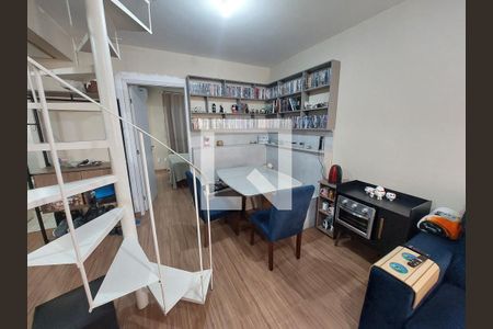 Sala de apartamento à venda com 1 quarto, 102m² em Menino Deus, Porto Alegre