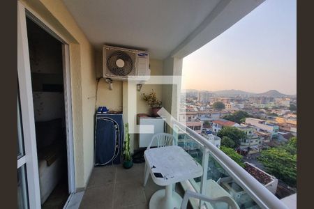 Varanda da sala  de apartamento à venda com 2 quartos, 115m² em Engenho de Dentro, Rio de Janeiro