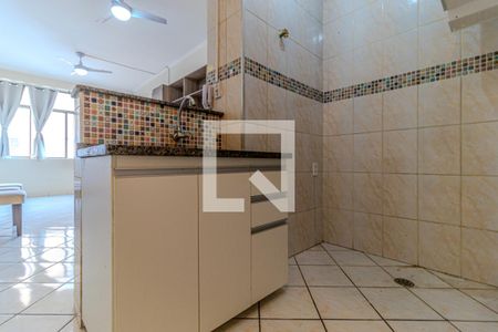 Cozinha de kitnet/studio à venda com 1 quarto, 37m² em Santa Cecília, São Paulo