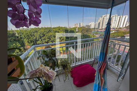 Varanda da Sala de apartamento à venda com 2 quartos, 58m² em Água Branca, São Paulo