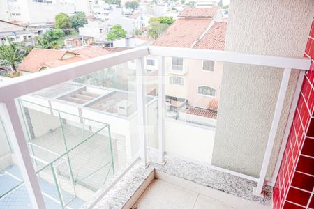 Varanda de apartamento à venda com 2 quartos, 58m² em Vila Curuçá, Santo André