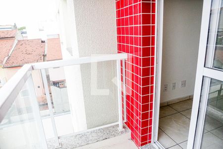 Varanda de apartamento à venda com 2 quartos, 58m² em Vila Curuçá, Santo André