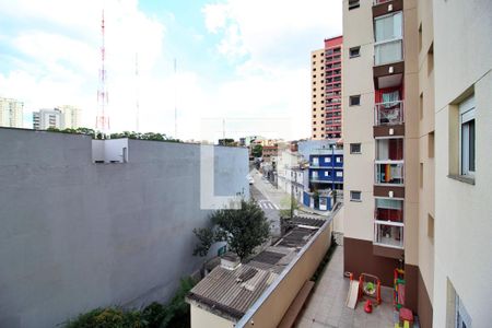 Varanda da Sala de apartamento à venda com 2 quartos, 58m² em Vila Curuçá, Santo André