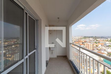 Varanda  de apartamento à venda com 2 quartos, 51m² em Vila Danubio Azul, São Paulo