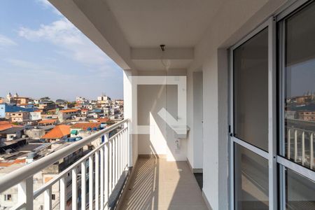 Varanda e Área de Serviço de apartamento à venda com 2 quartos, 48m² em Vila Danubio Azul, São Paulo