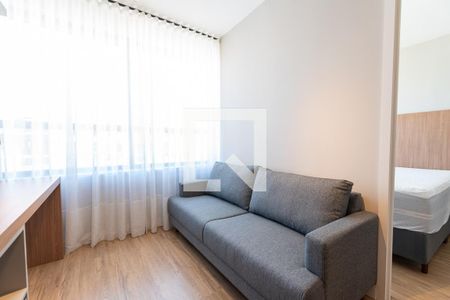 Sala de apartamento para alugar com 1 quarto, 28m² em Centro, Curitiba