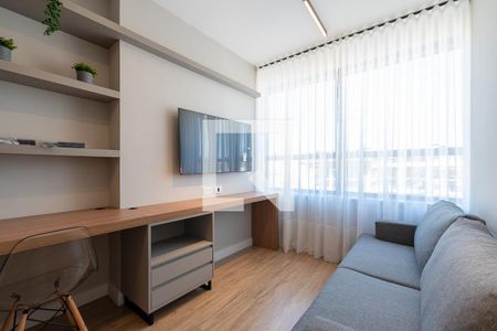 Sala de apartamento para alugar com 1 quarto, 28m² em Centro, Curitiba