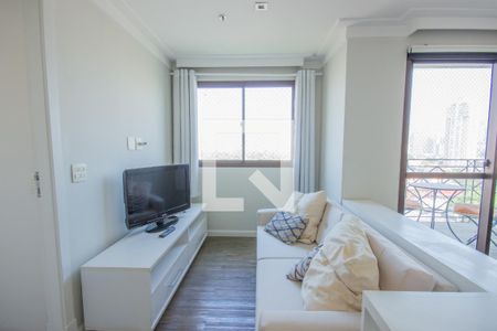 Sala de apartamento para alugar com 1 quarto, 53m² em Vila Olímpia, São Paulo