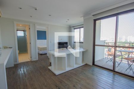 Sala de apartamento para alugar com 1 quarto, 53m² em Vila Olímpia, São Paulo