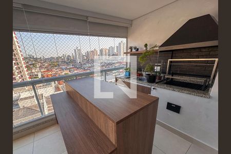 Varanda - Detalhe Churrasqueira de apartamento à venda com 3 quartos, 89m² em Vila Romana, São Paulo