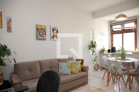 Sala de apartamento à venda com 1 quarto, 34m² em Cidade Baixa, Porto Alegre