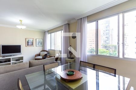 Sala de apartamento à venda com 3 quartos, 124m² em Vila Uberabinha, São Paulo
