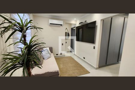 Sala de apartamento para alugar com 1 quarto, 62m² em Aparecida, Santos