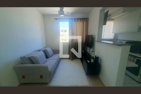 Sala  de apartamento para alugar com 2 quartos, 47m² em Morumbi, Paulínia