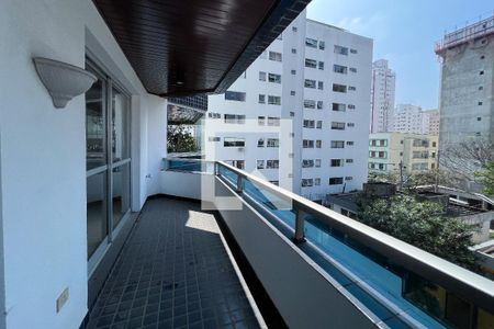 Sacada  de apartamento à venda com 4 quartos, 150m² em Vila Olímpia, São Paulo