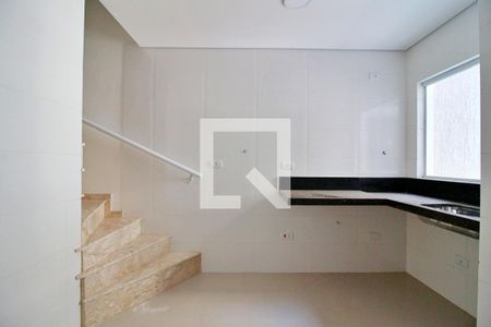 Sala/Cozinha de apartamento à venda com 3 quartos, 129m² em Vila Curuçá, Santo André