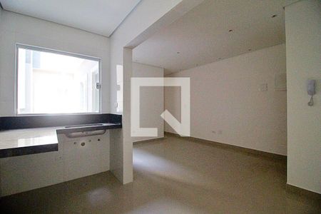 Sala/Cozinha de apartamento à venda com 3 quartos, 129m² em Vila Curuçá, Santo André