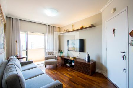 Sala de apartamento à venda com 3 quartos, 120m² em Vila Bastos, Santo André