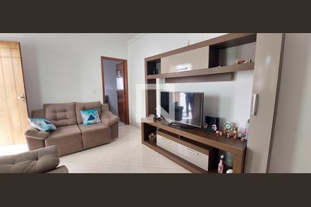 Sala de casa à venda com 3 quartos, 121m² em Vila Linda, Santo André