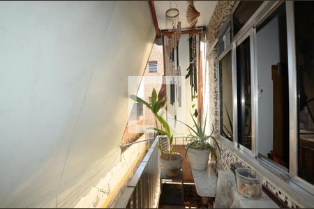 Varanda da Sala de apartamento à venda com 2 quartos, 50m² em Váz Lobo, Rio de Janeiro