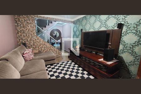 Sala 1 estar de casa à venda com 3 quartos, 153m² em Vila Humaita, Santo André