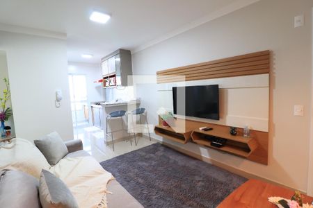 Sala de apartamento para alugar com 2 quartos, 58m² em Santa Mônica, Uberlândia