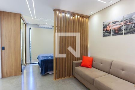 Sala / cozinha de kitnet/studio à venda com 1 quarto, 27m² em Jardim Panorama, São Paulo