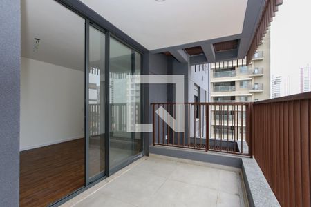 Varanda da Sala de apartamento à venda com 2 quartos, 69m² em Jardim das Acacias, São Paulo