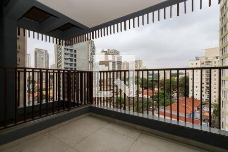 Varanda da Sala de apartamento para alugar com 2 quartos, 69m² em Jardim das Acacias, São Paulo