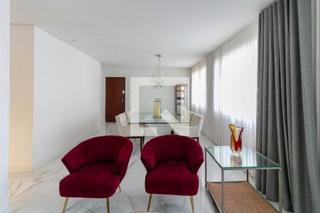 Sala de apartamento para alugar com 2 quartos, 120m² em Comiteco, Belo Horizonte