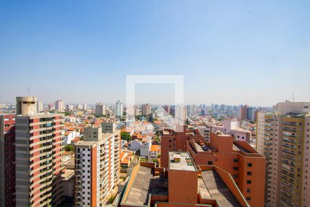 Vista da sala de kitnet/studio à venda com 1 quarto, 45m² em Centro, Santo André