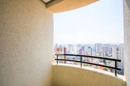 Varanda da sala de kitnet/studio à venda com 1 quarto, 45m² em Centro, Santo André