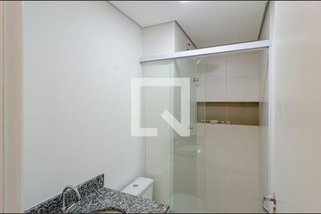 Banheiro Social de kitnet/studio para alugar com 1 quarto, 28m² em Vila da Saúde, São Paulo