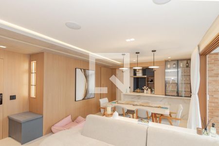 Sala de apartamento à venda com 3 quartos, 147m² em Brooklin Novo, São Paulo