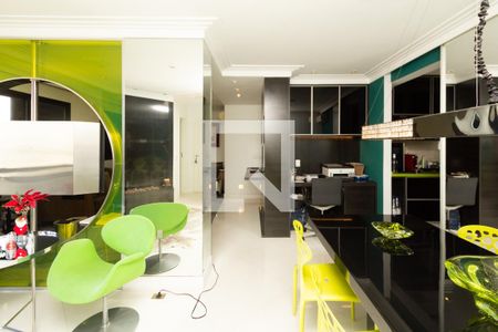 Sala de apartamento à venda com 1 quarto, 95m² em Moema, São Paulo