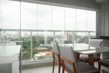 Sala de apartamento para alugar com 1 quarto, 41m² em Indianópolis, São Paulo