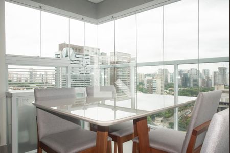 Sala de apartamento para alugar com 1 quarto, 41m² em Indianópolis, São Paulo