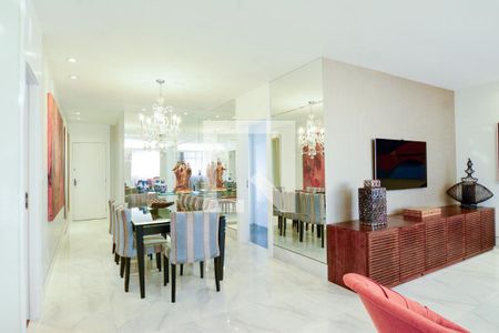 Sala de apartamento à venda com 3 quartos, 125m² em Belvedere, Belo Horizonte